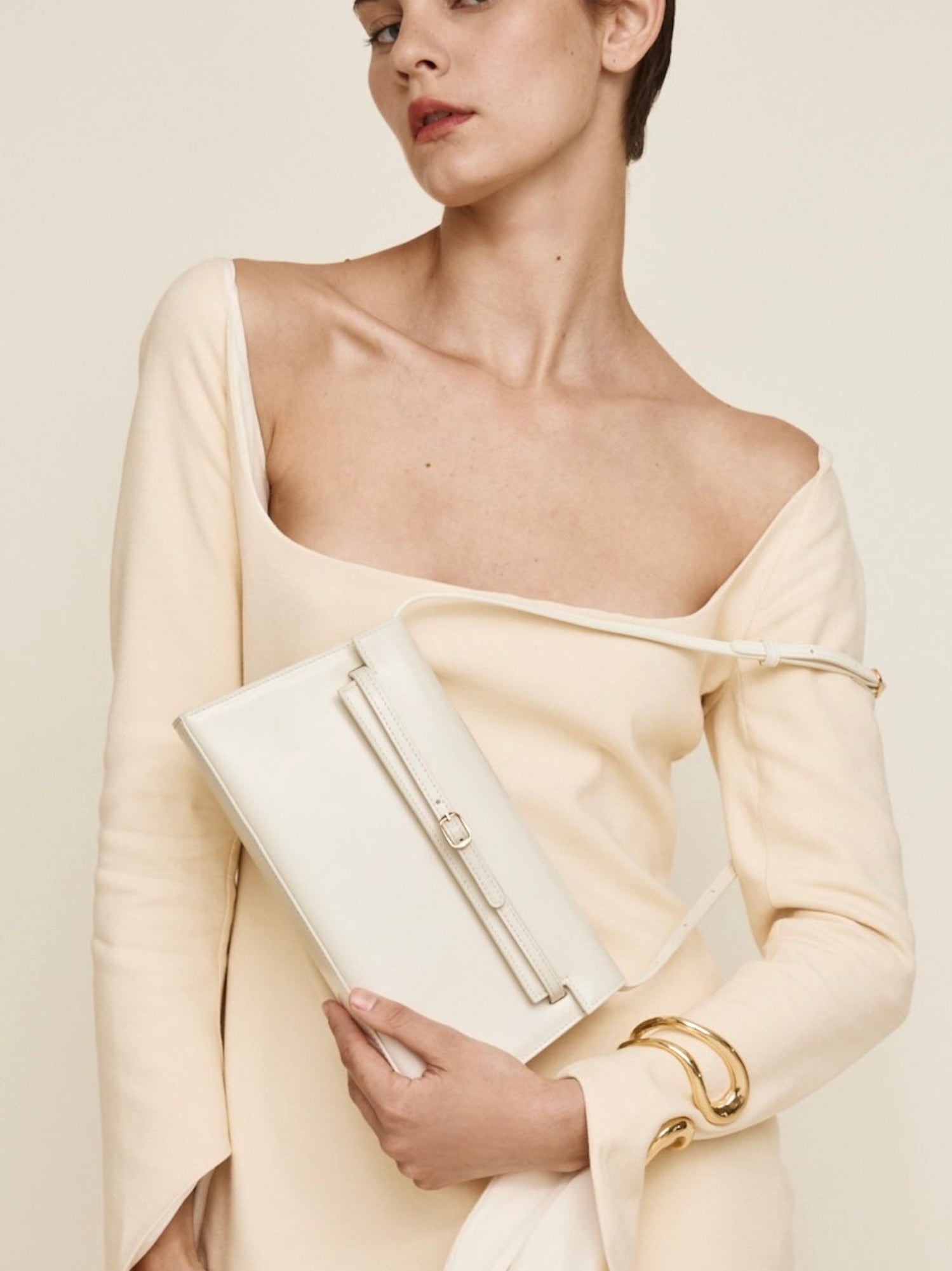 Ivory Poise Shoulder Bag