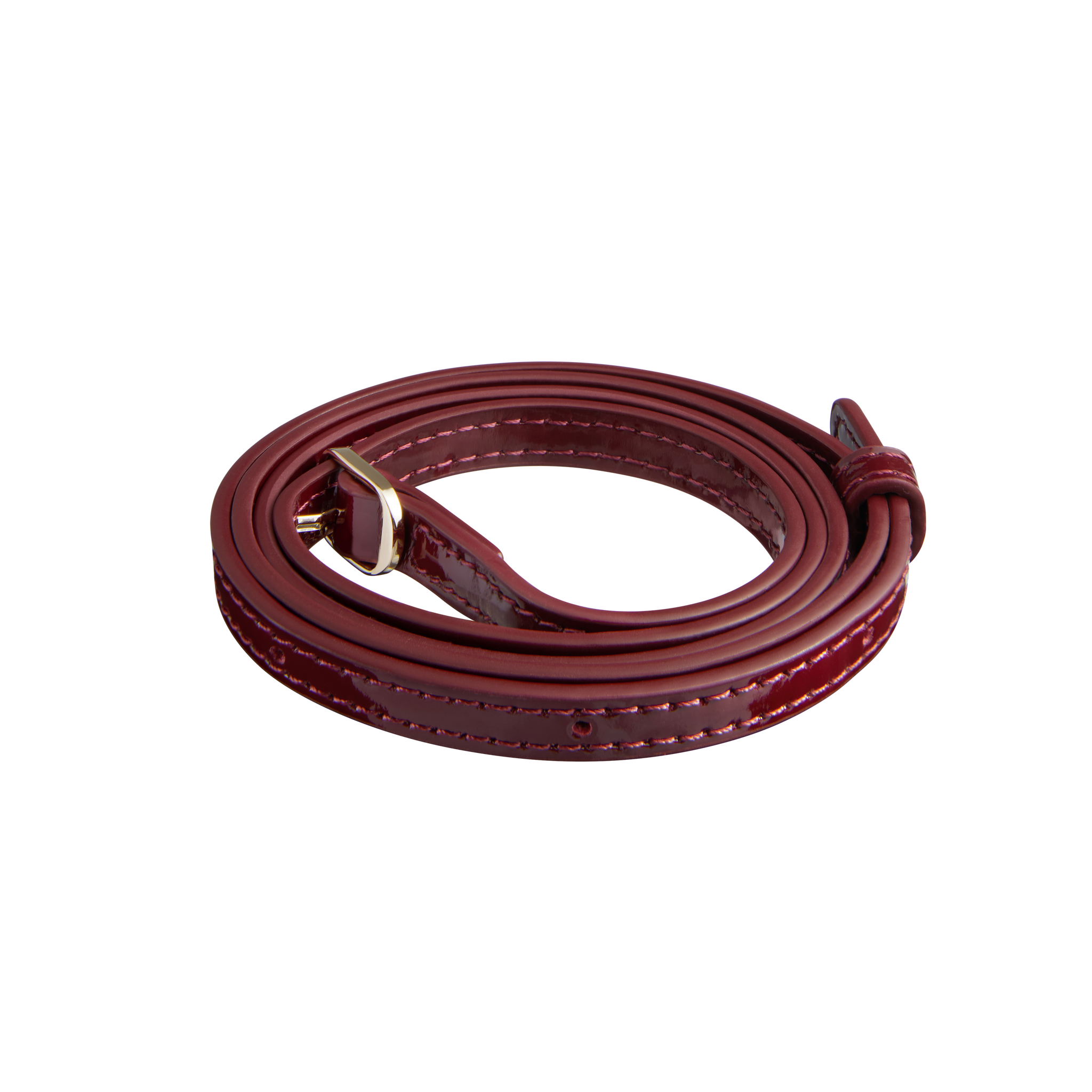 Patent Dark Cherry Shoulder Bag