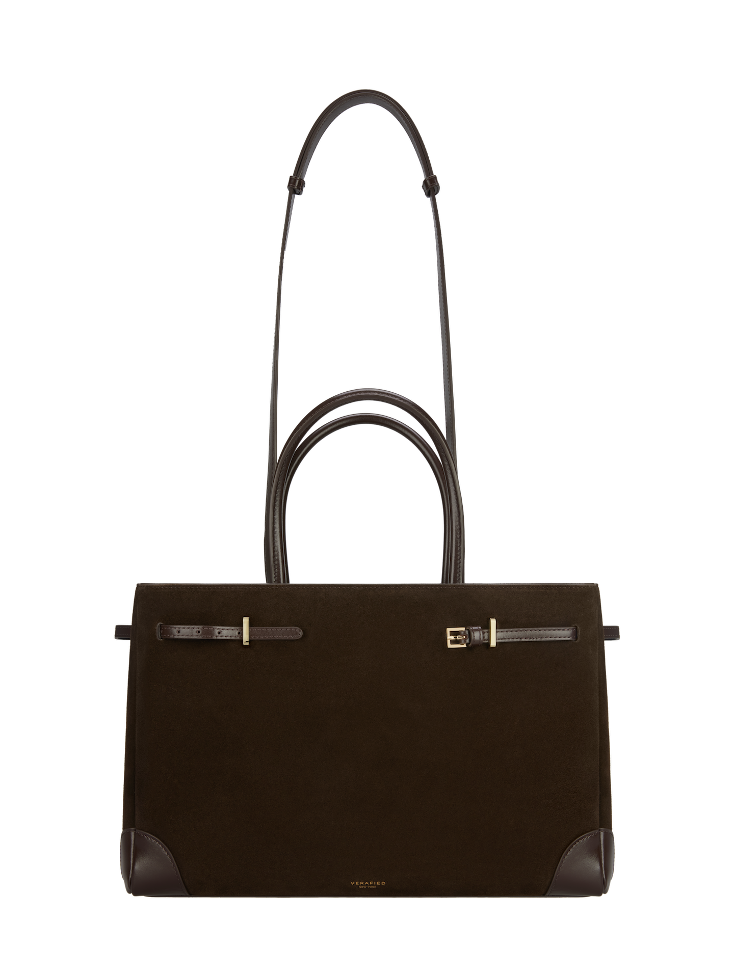 Espresso Suede Book Tote Bag 33