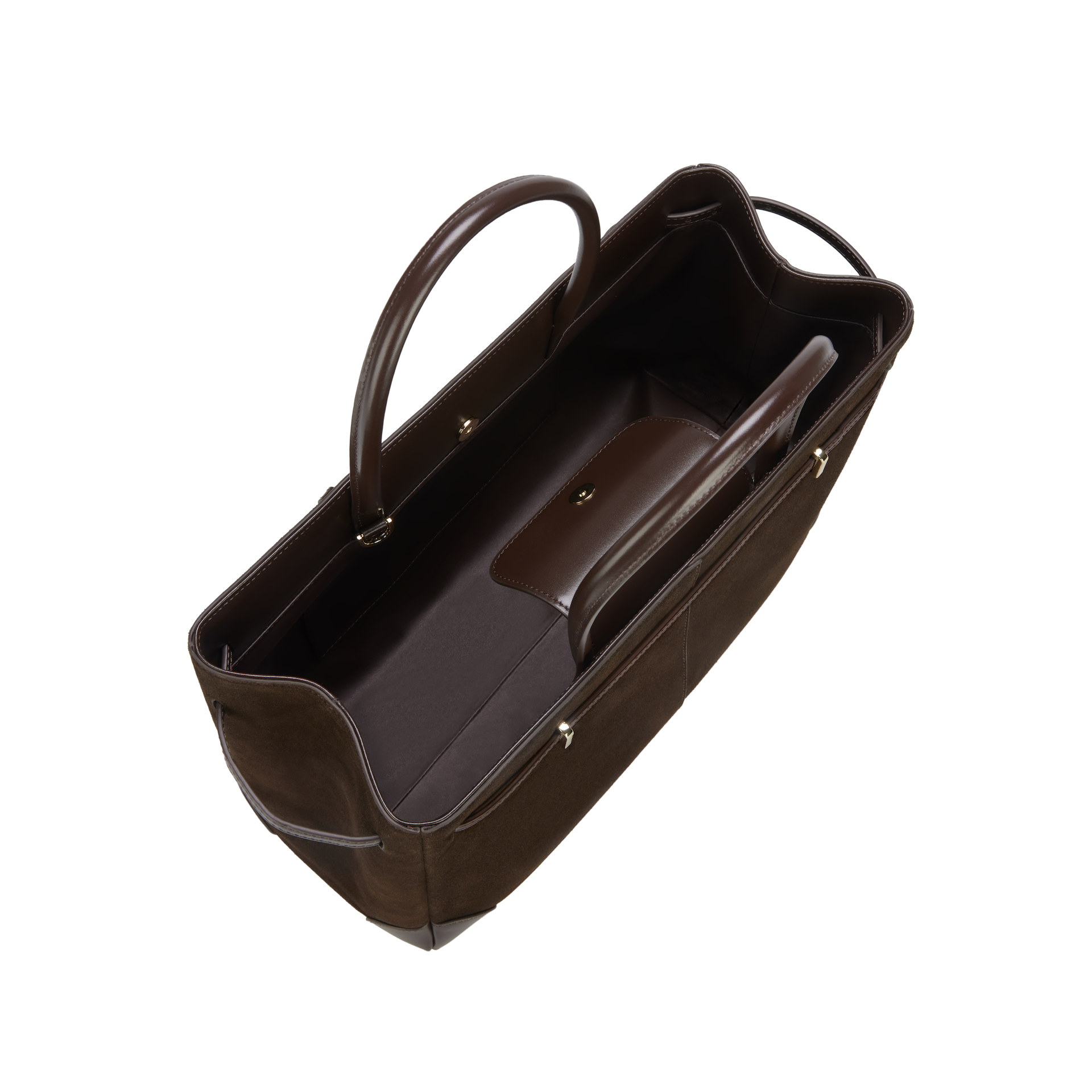 Espresso Suede Book Tote Bag 33