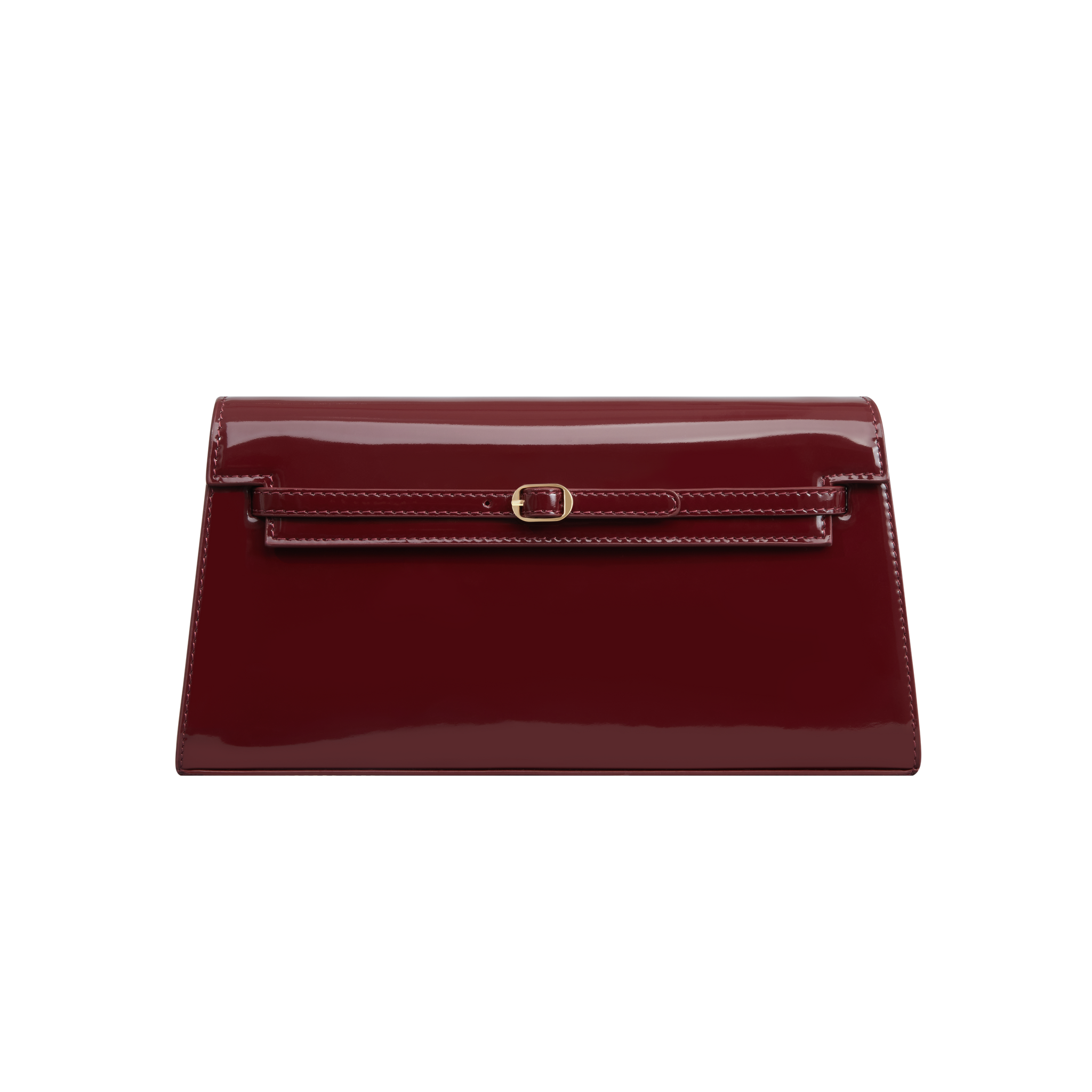 Patent Dark Cherry Shoulder Bag