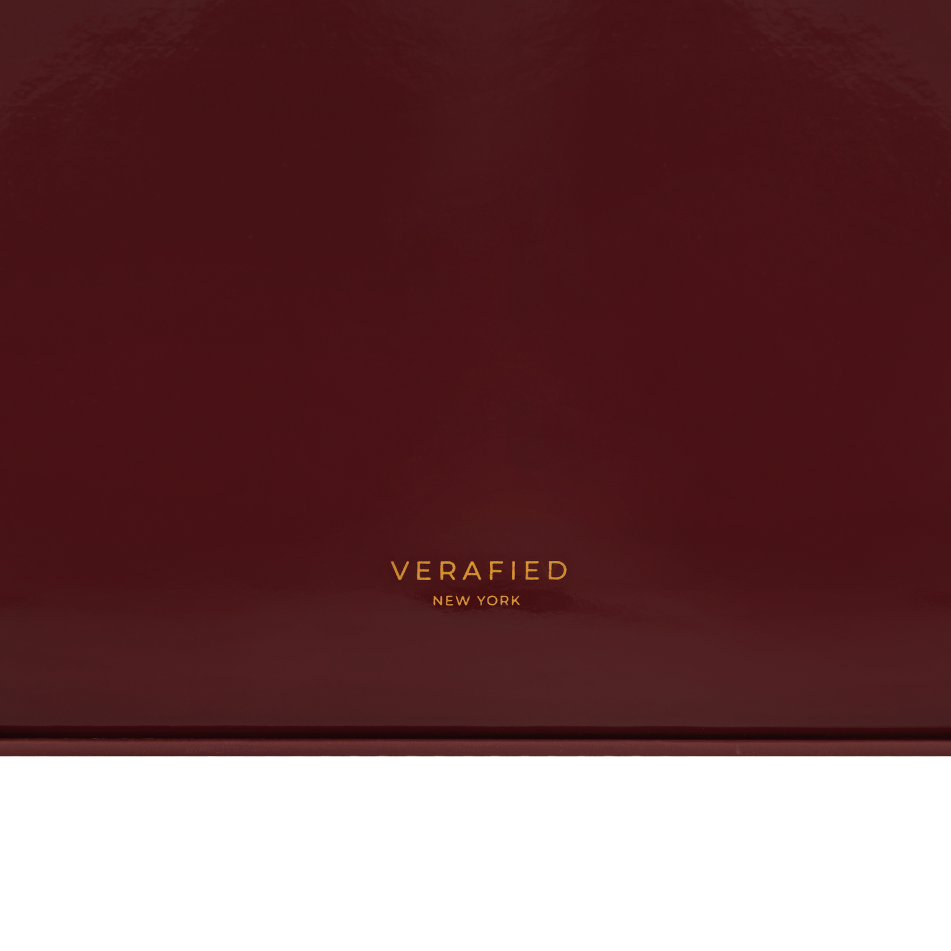 Patent Dark Cherry Shoulder Bag