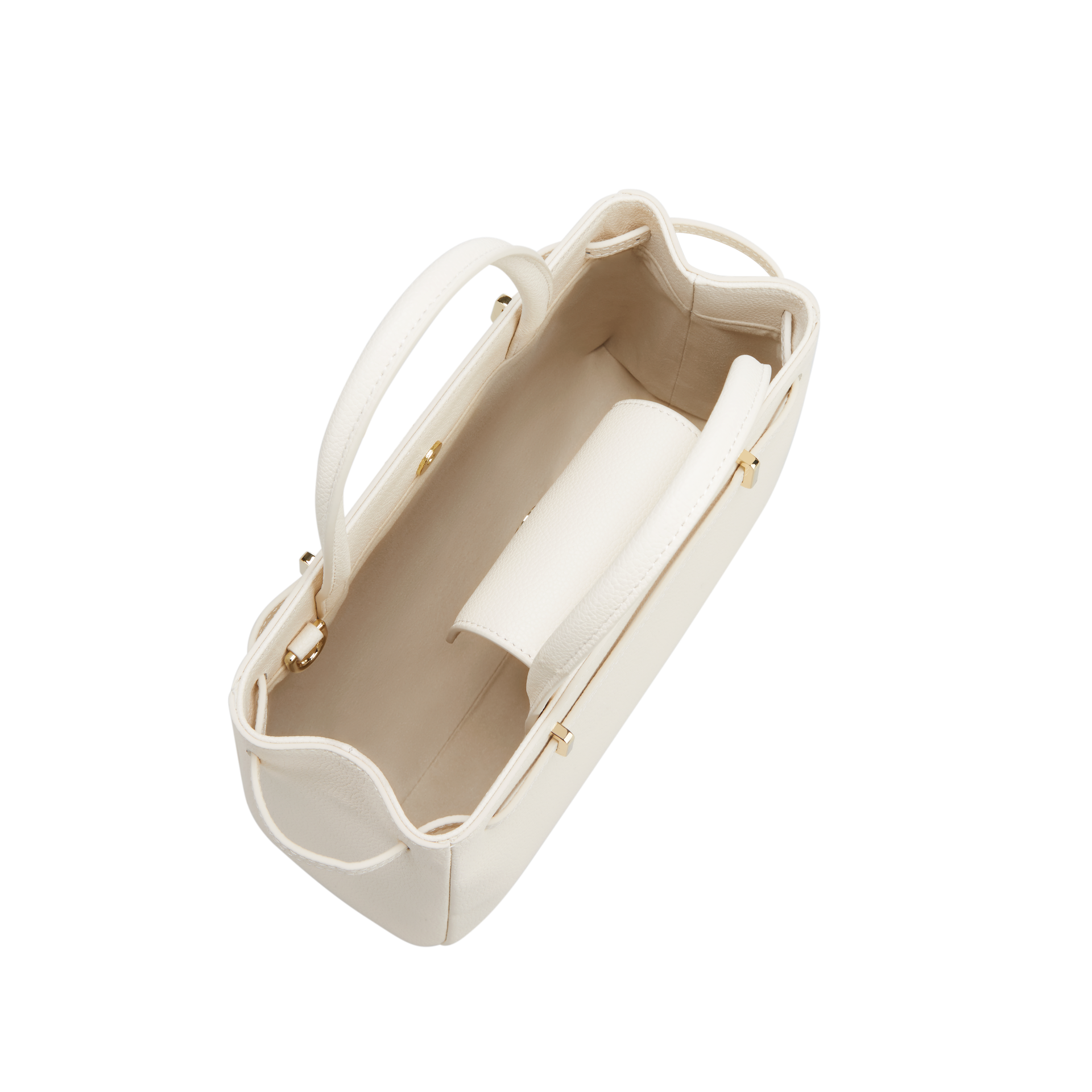 Ivory Togo Book Tote Bag 25