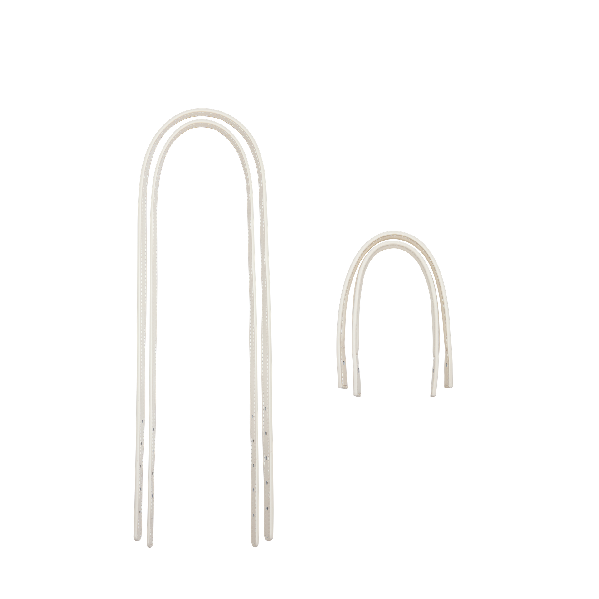 Elegant Silver Ivory Éclair Calf Leather Convertible Shoulder Bag Clutch