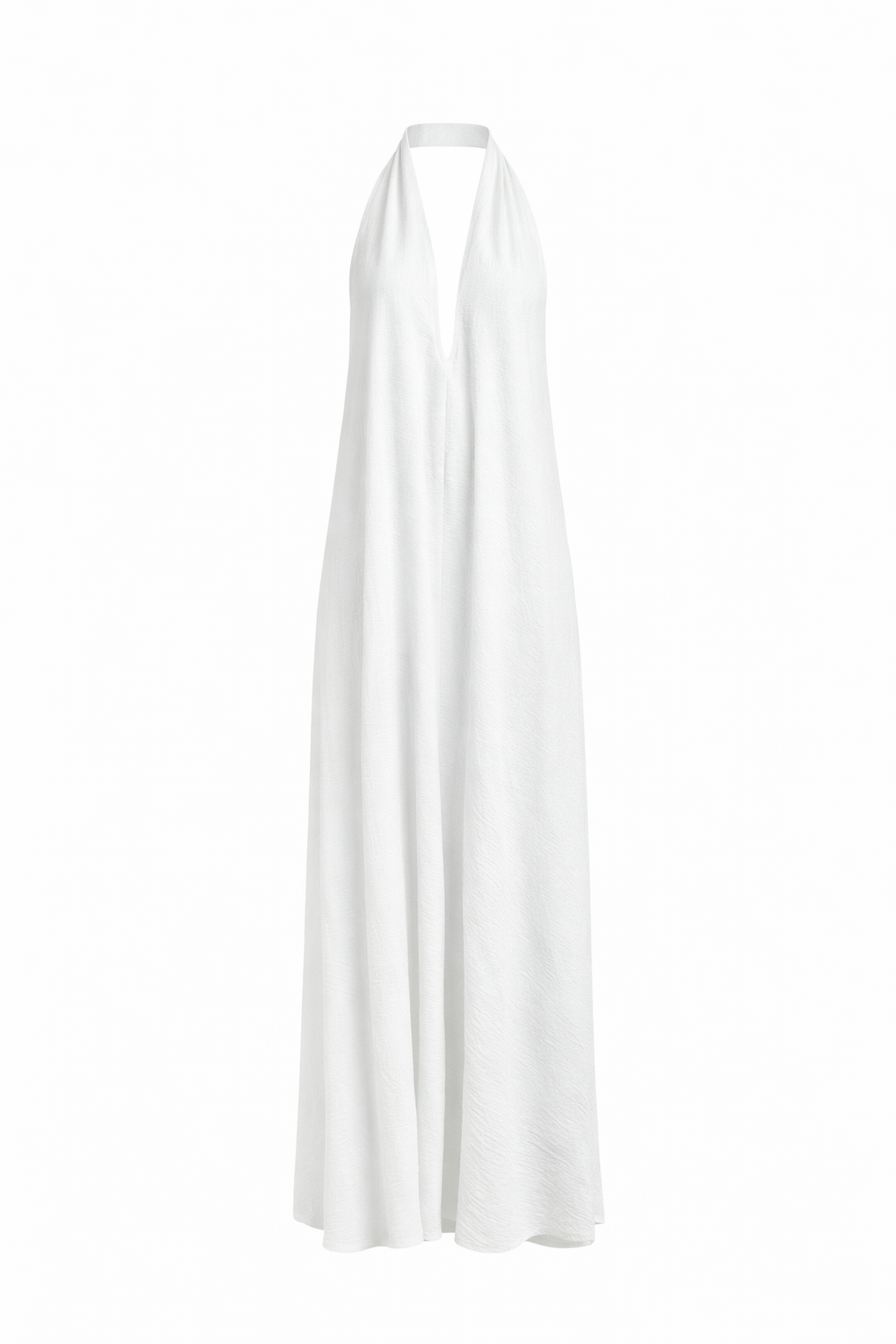 Minimal Halter Maxi Dress