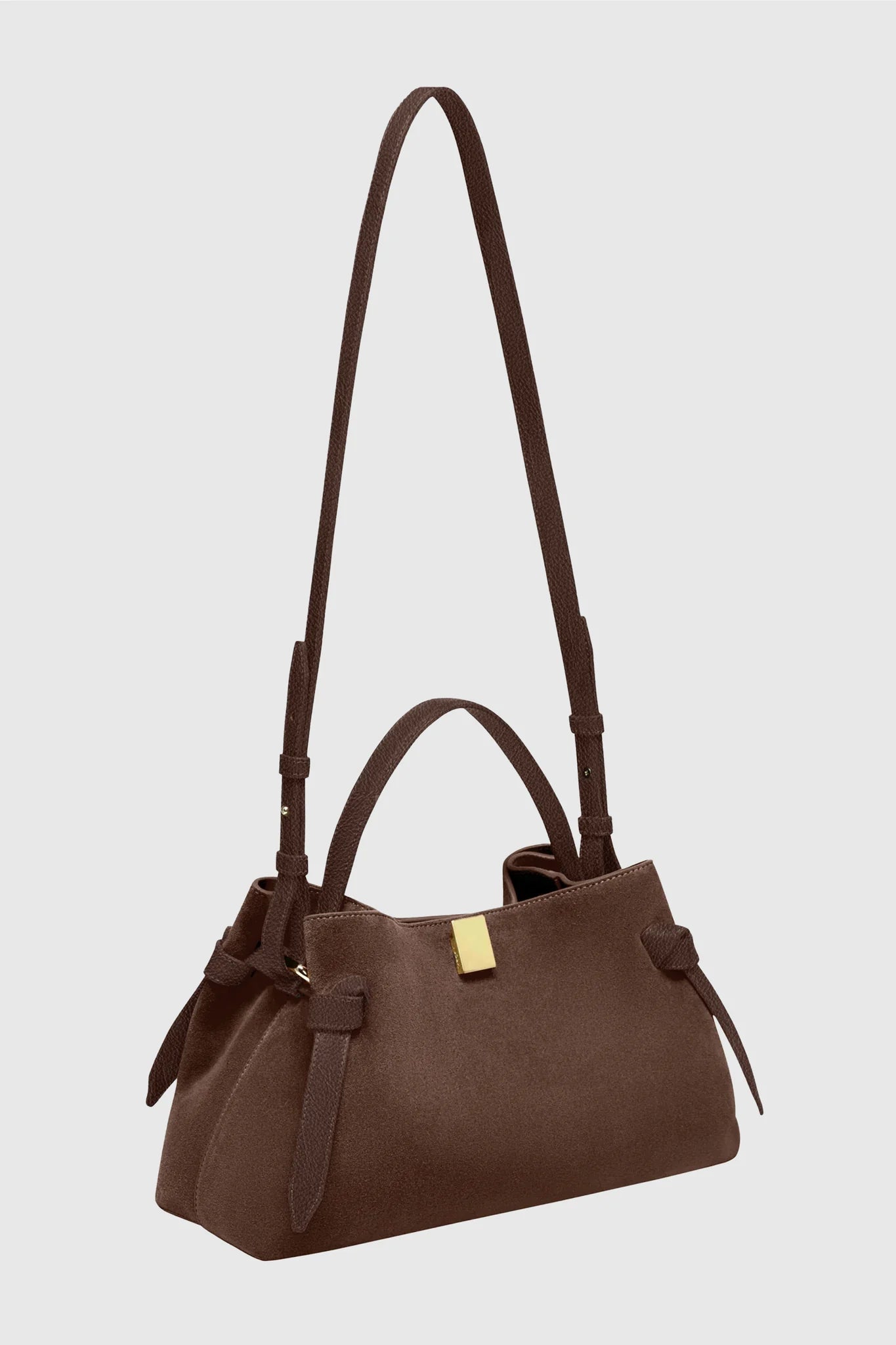 Maie Bag - Suede Brown