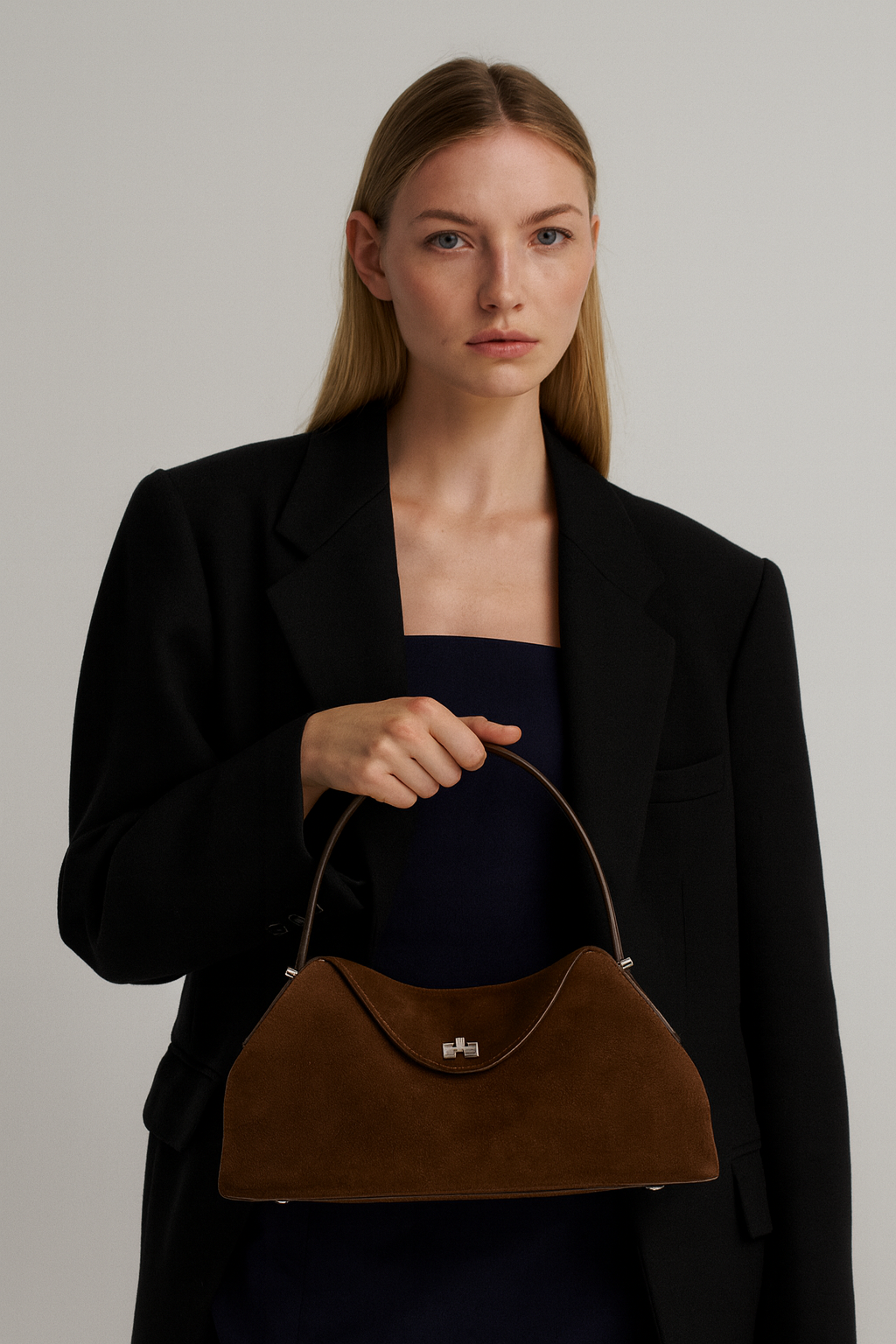 Grace Bag - Suede Brown