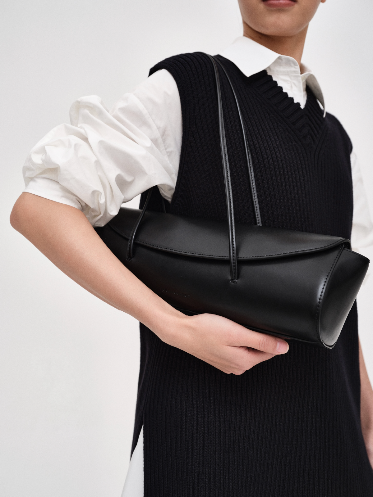 Baguette shoulder bag - Black