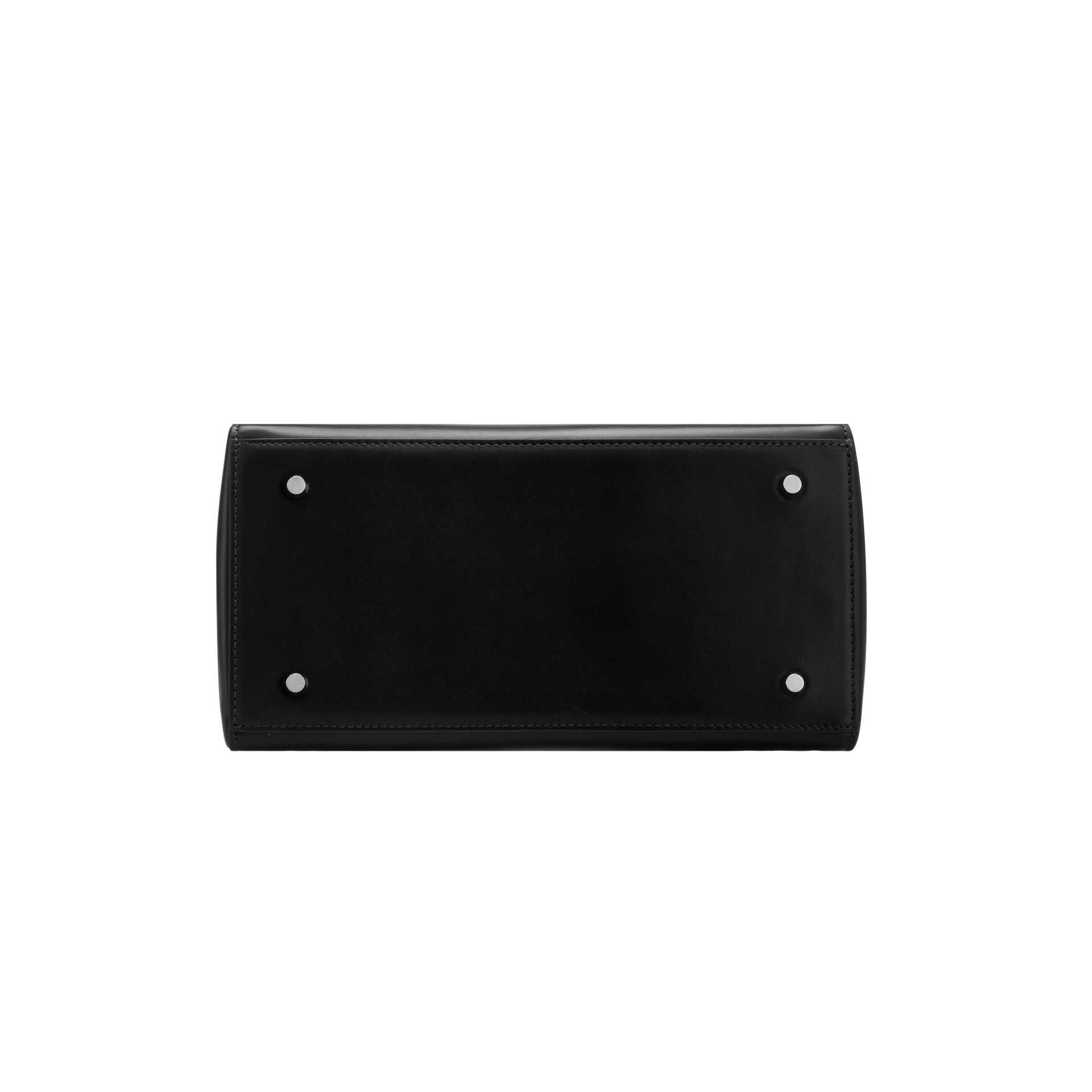 Noir Leather Book Tote Bag 25