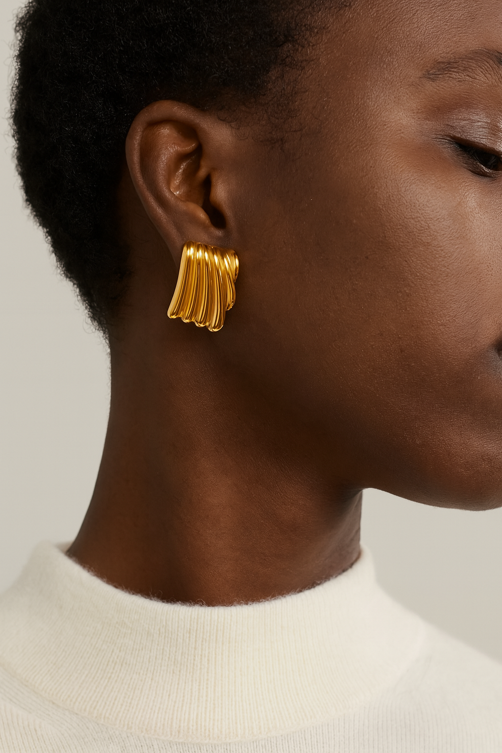 Angel Earrings Gold