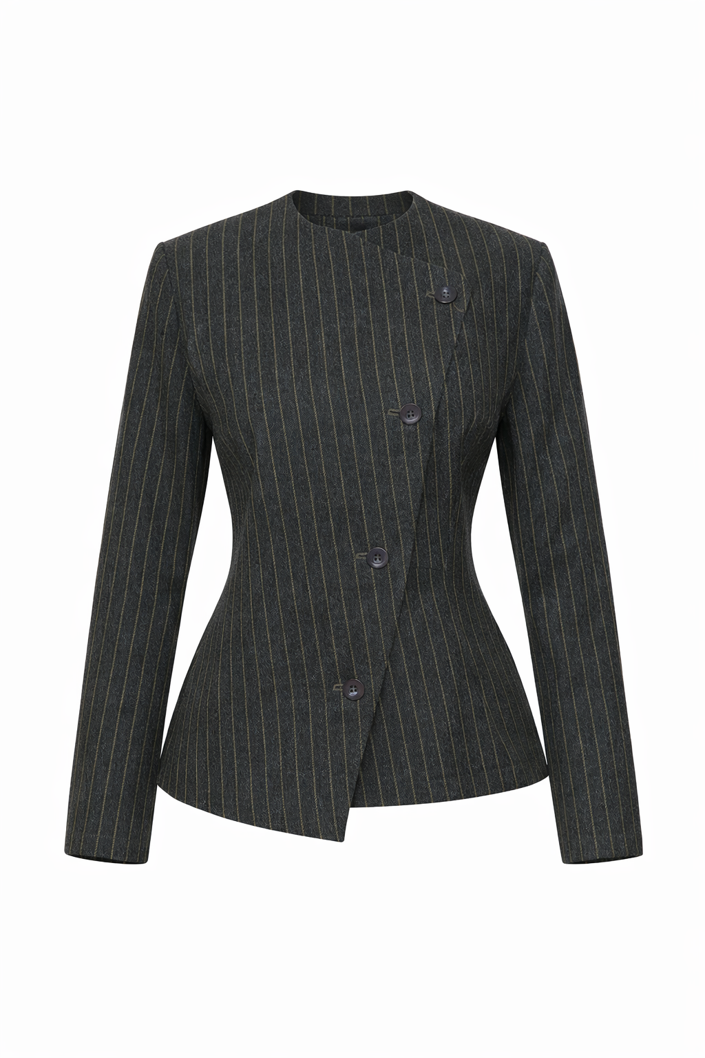 Gia Pinstripe Tailored Top