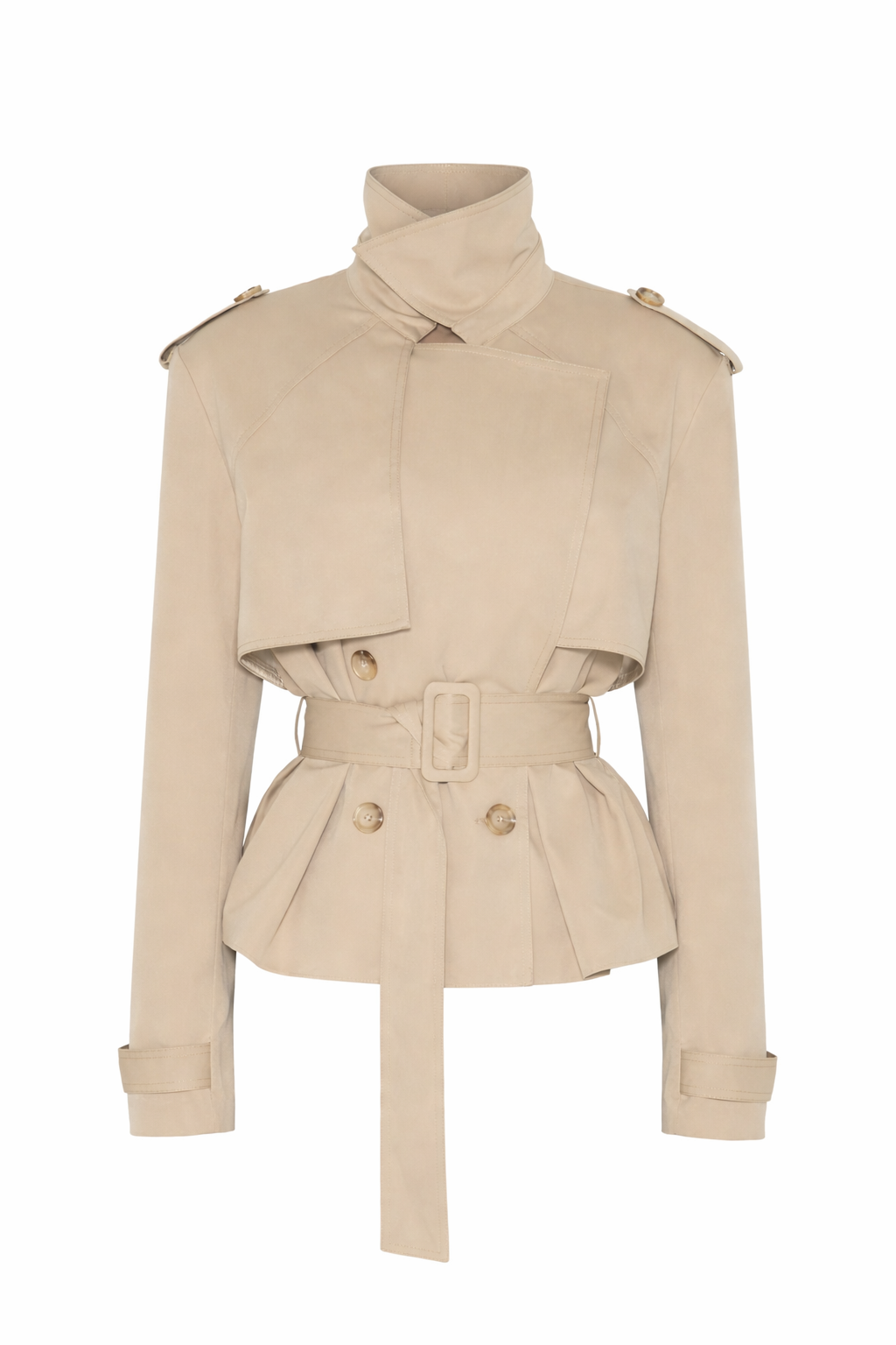 Ami Belted Trench Jacket