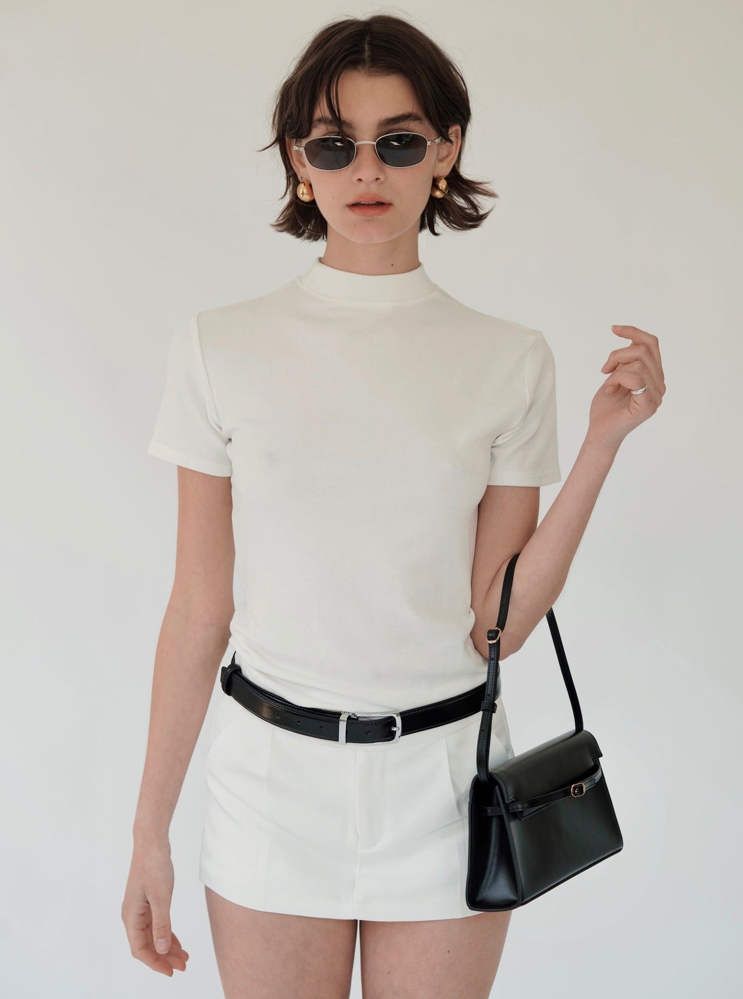 Noir Allure Shoulder Bag