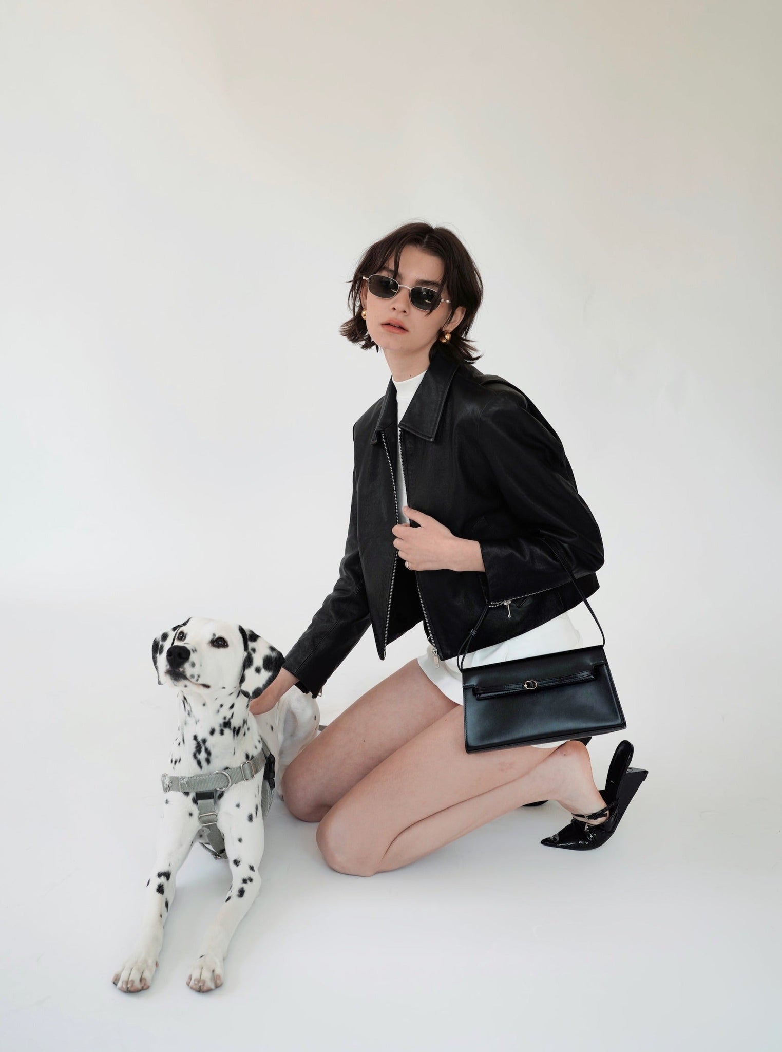 Noir Allure Shoulder Bag