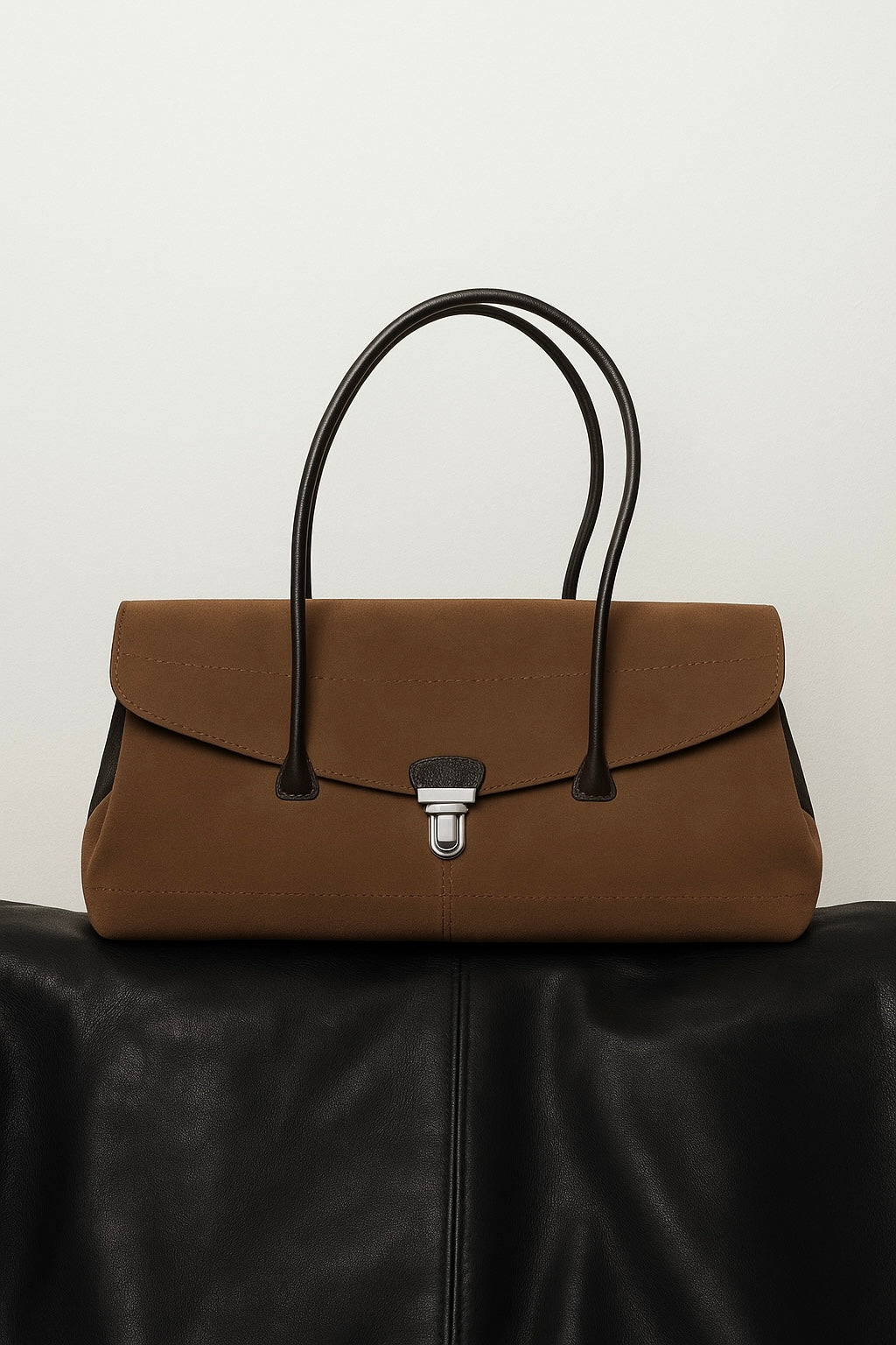 Coeur Bag - Suede Brown