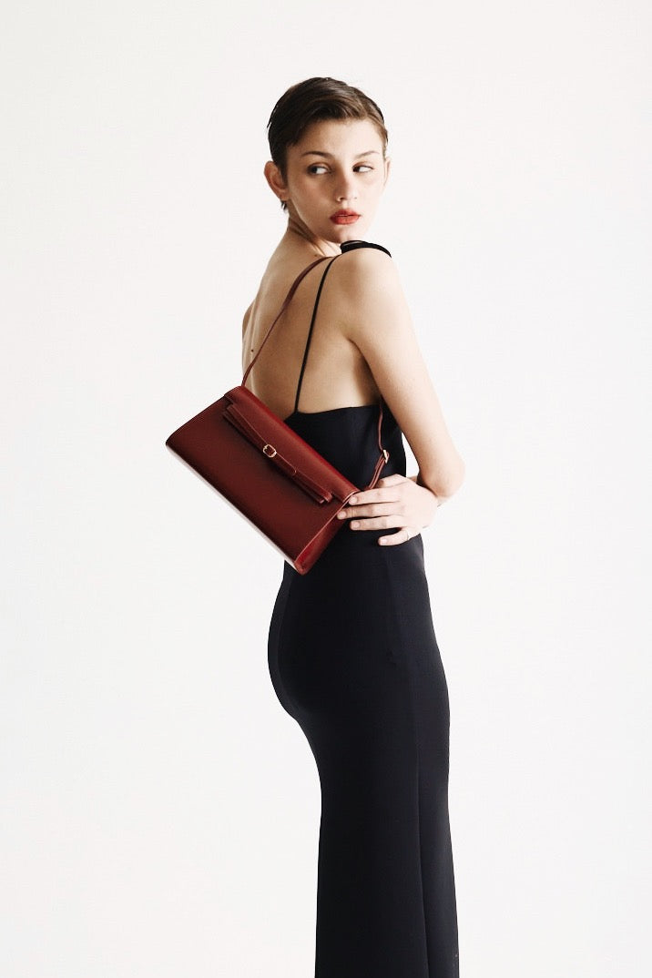 Dark Cherry Shoulder Bag