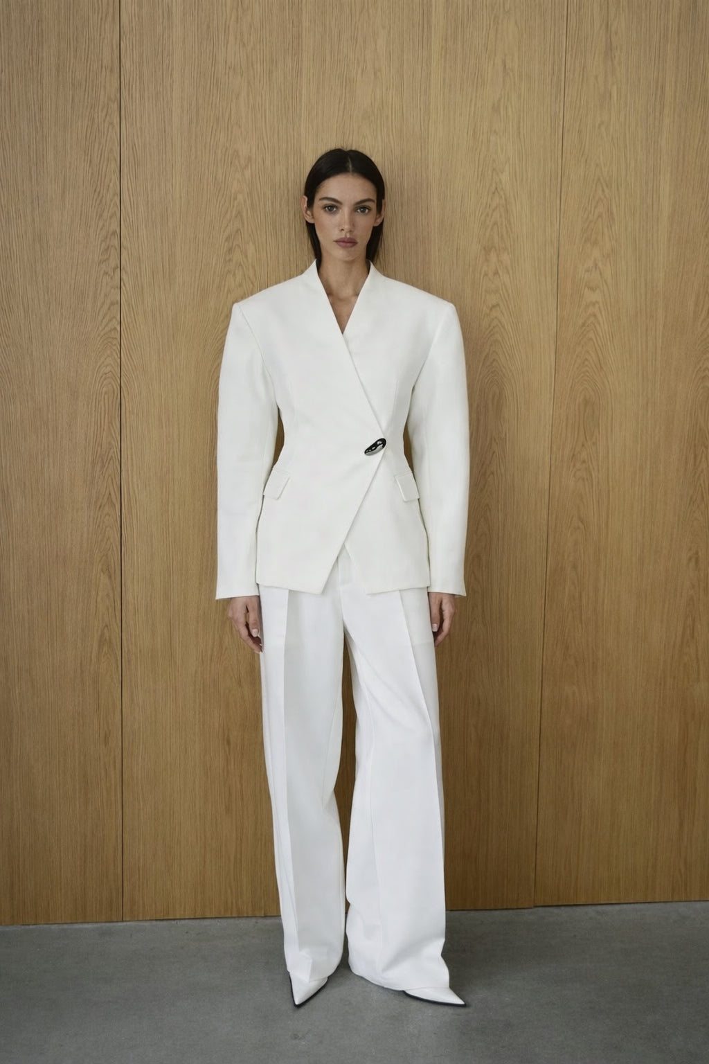 Kelly Structured Blazer - White