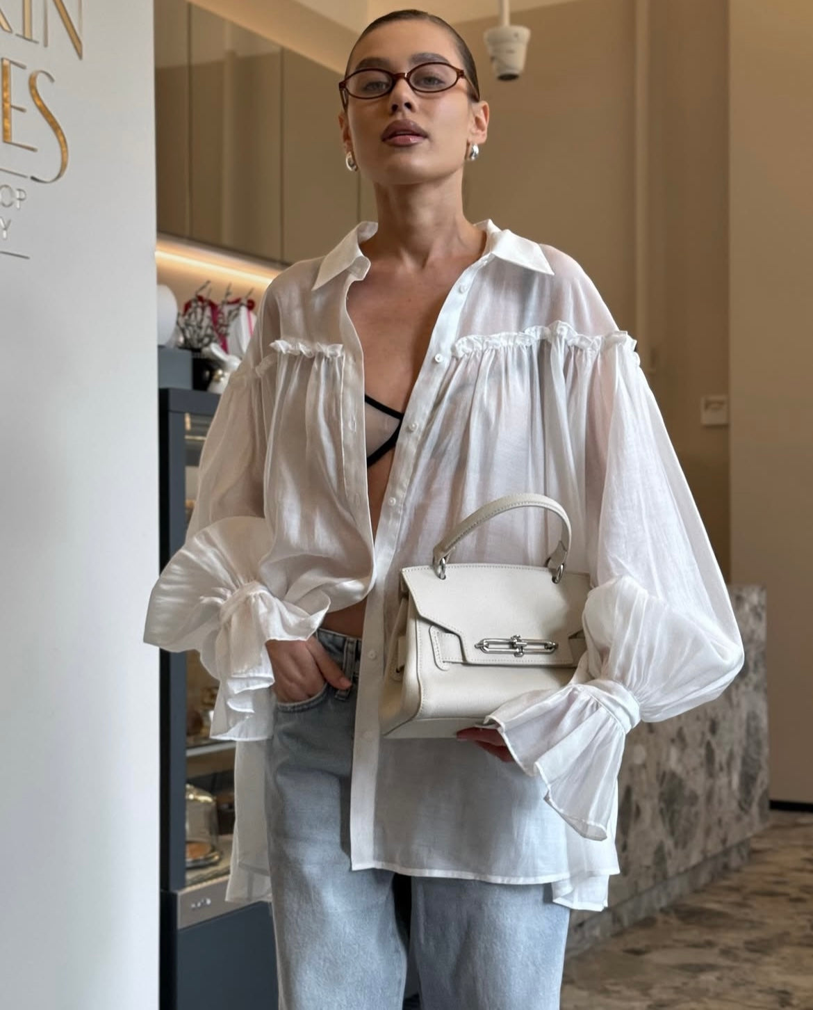 KELLY BAG - White