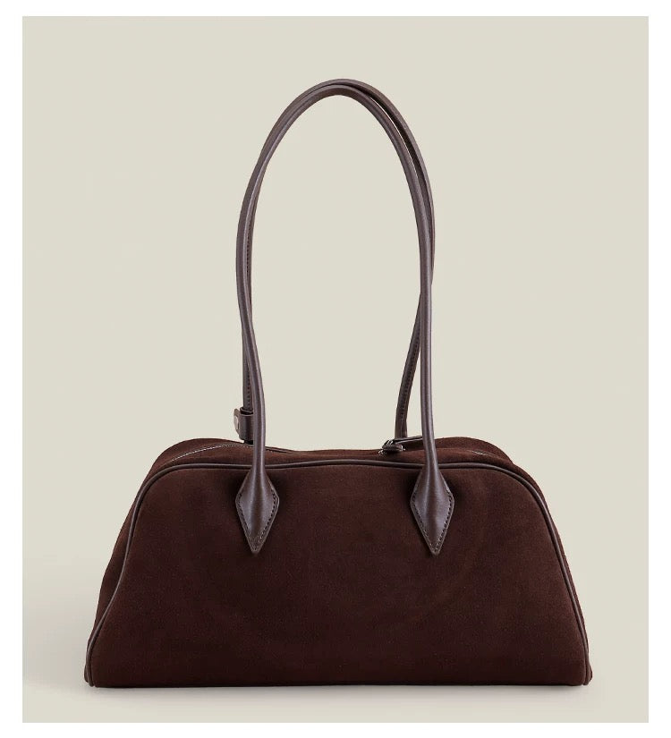 Flâner Bag - Suede Espresso