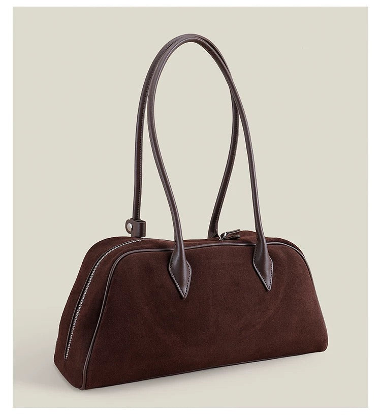 Flâner Bag - Suede Espresso