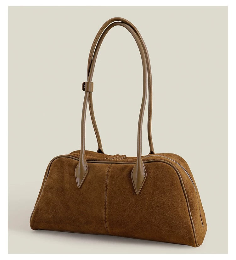 Flâner Bag - Suede Brown