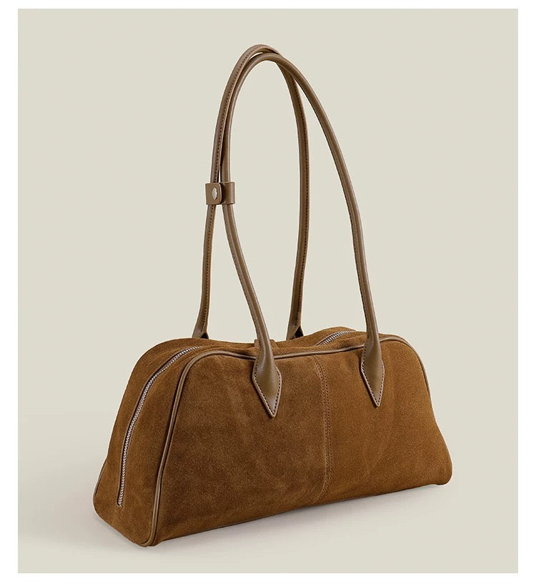 Flâner Bag - Suede Brown