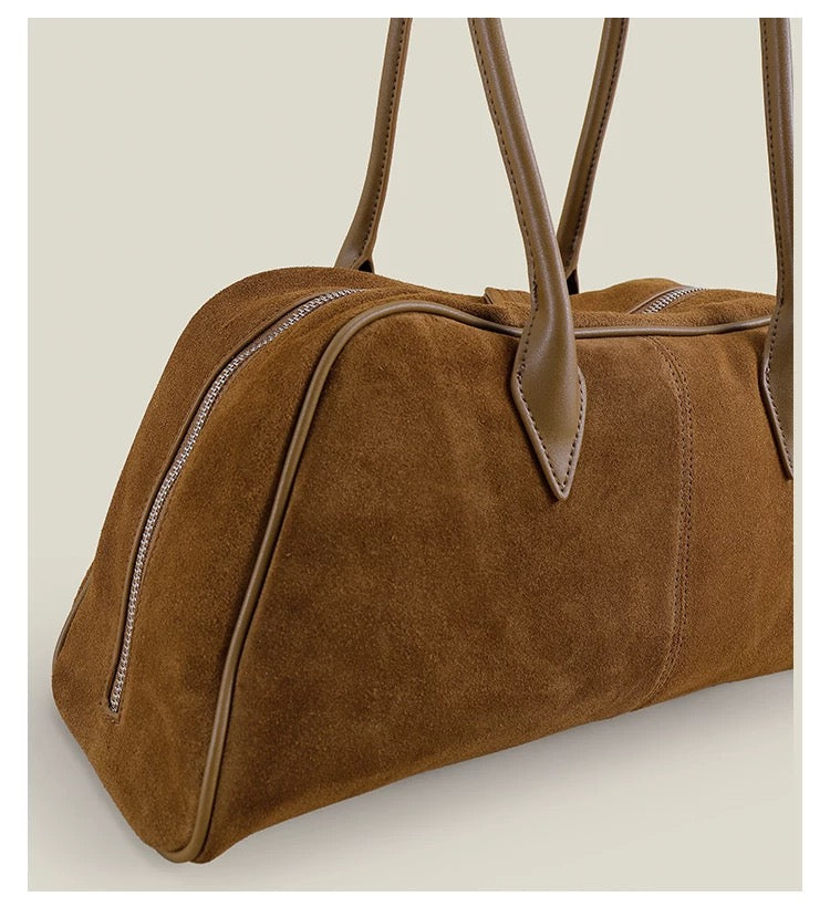 Flâner Bag - Suede Brown