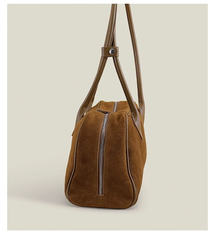Flâner Bag - Suede Brown