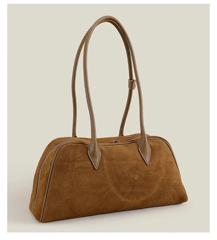 Flâner Bag - Suede Brown