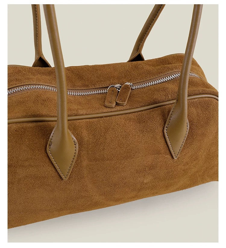 Flâner Bag - Suede Brown