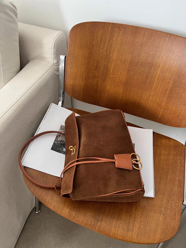 Rêve Bag - Suede Brown