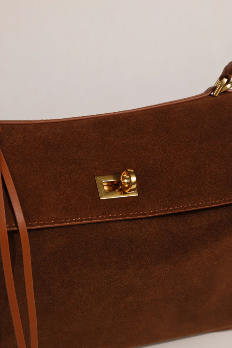 Rêve Bag - Suede Brown