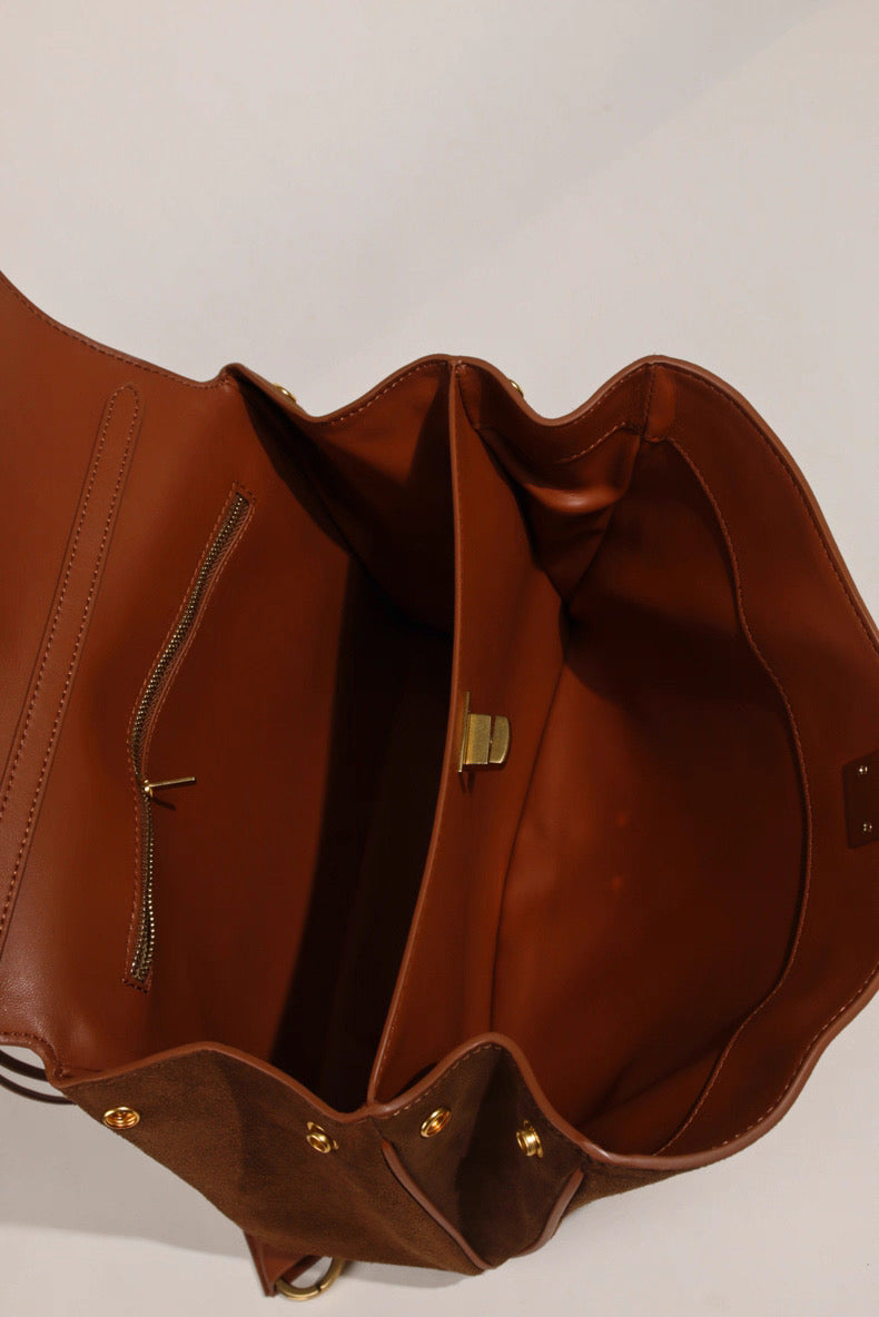 Rêve Bag - Suede Brown