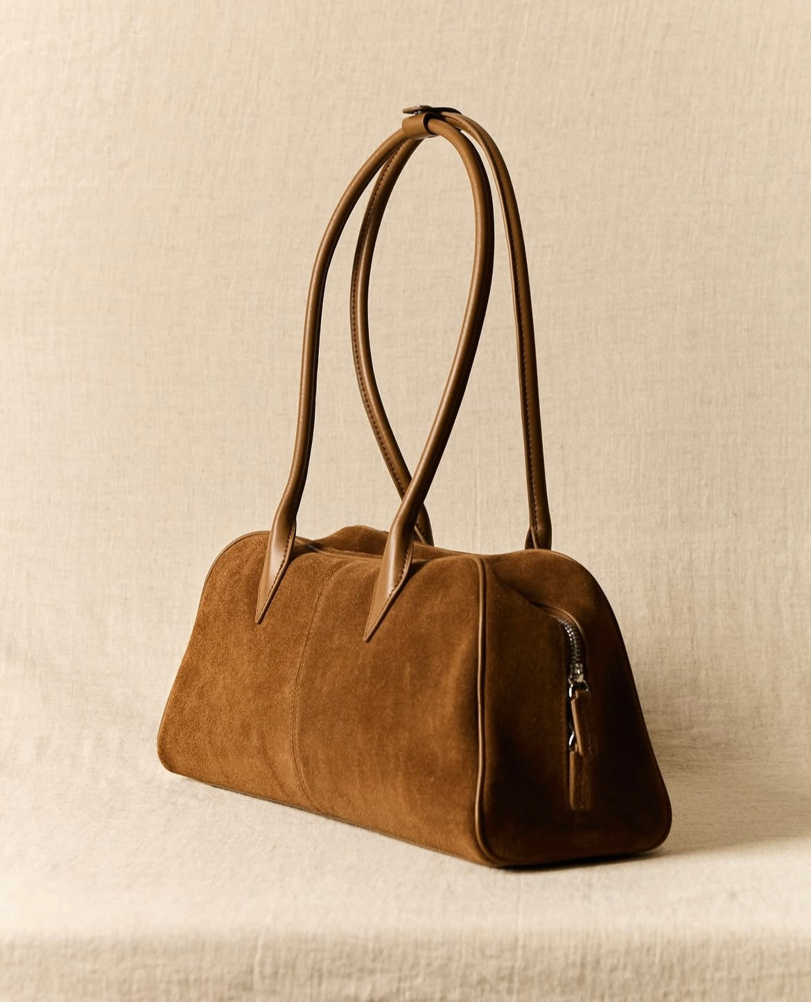 Flâner Bag - Suede Brown