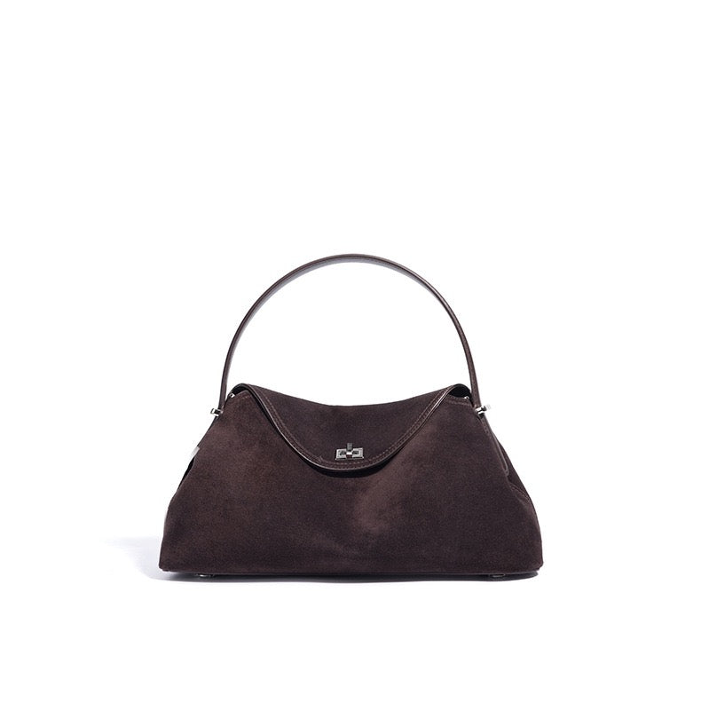 GRACE BAG - Suede Espresso