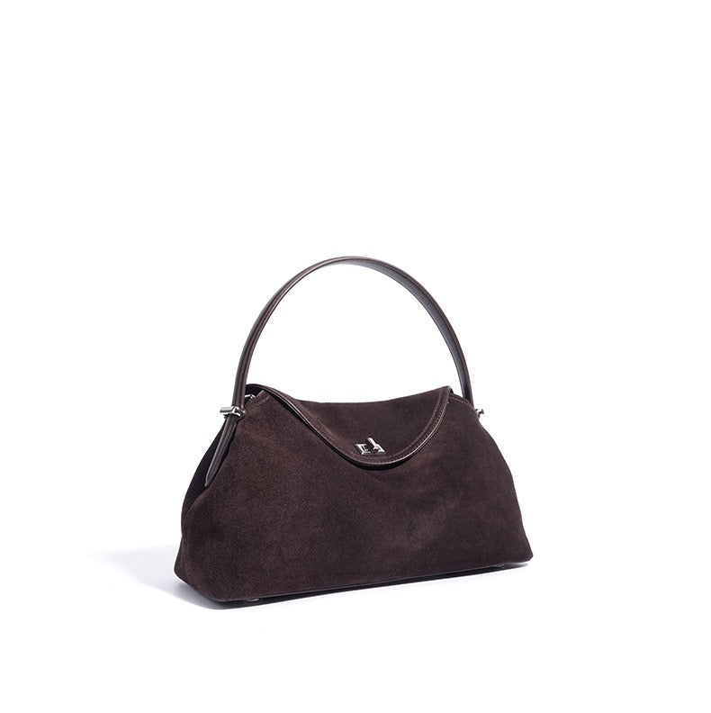GRACE BAG - Suede Espresso