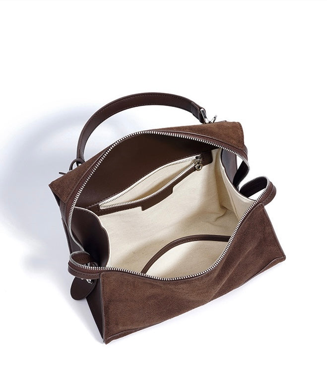 Jane Bag - Suede Espresso