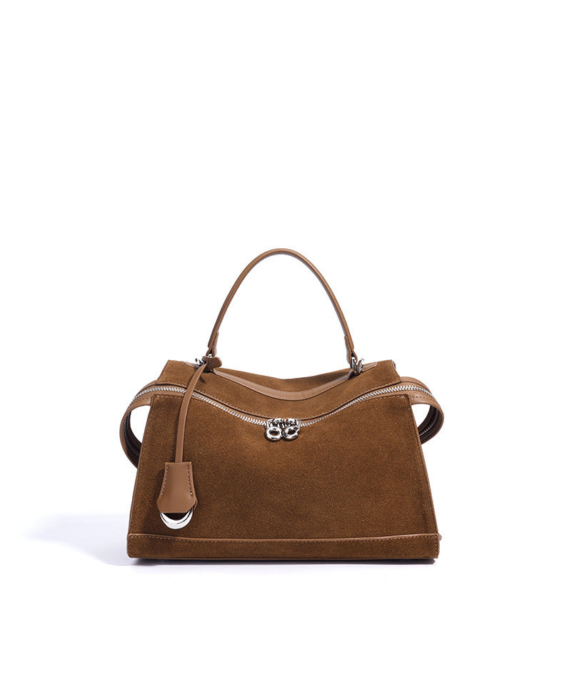 Jane Bag - Suede Brown