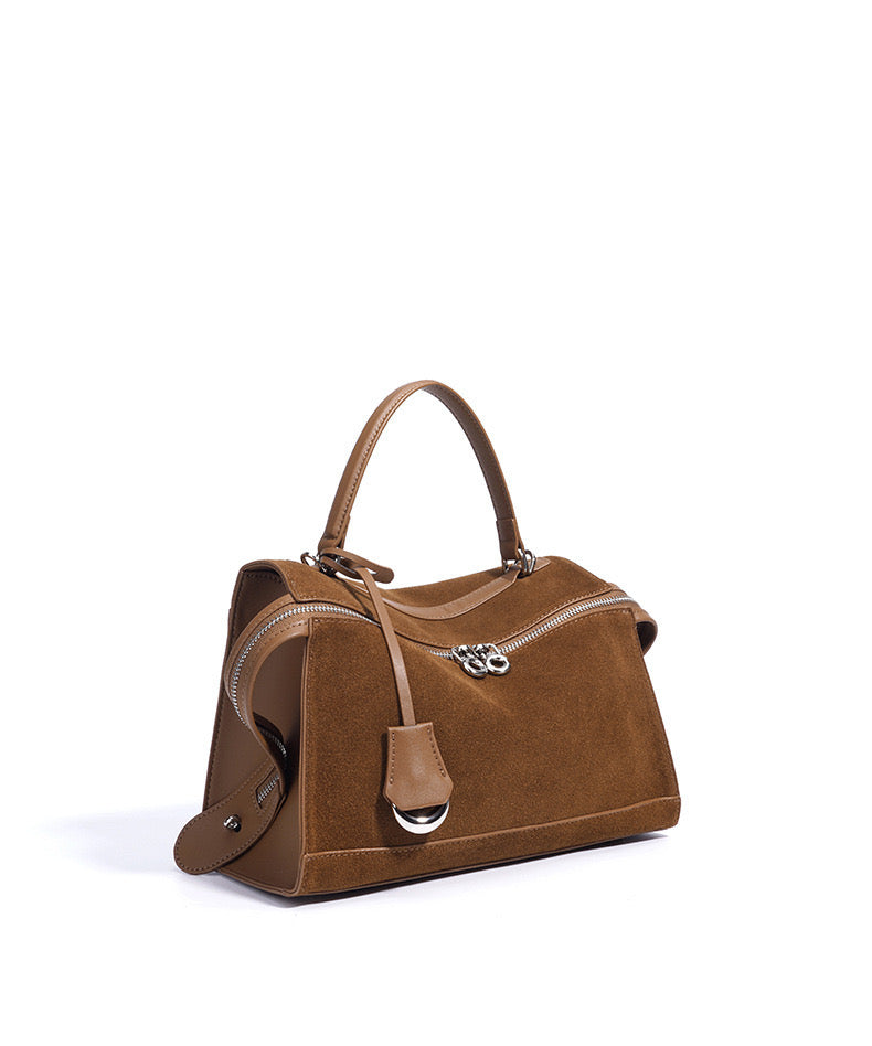 Jane Bag - Suede Brown