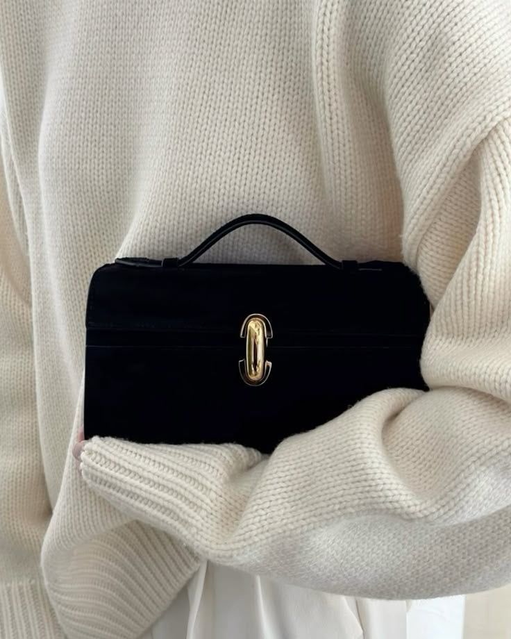 Marbella Bag - Suede Black