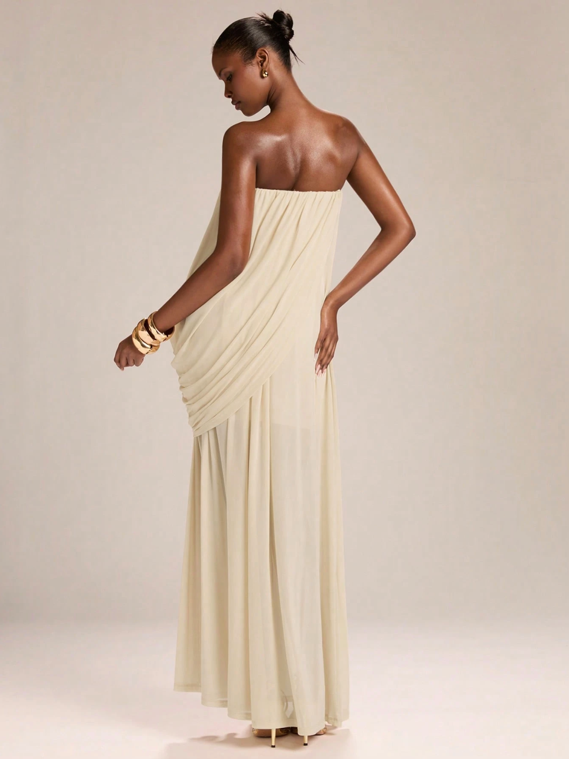Maribel Draped Maxi Dress