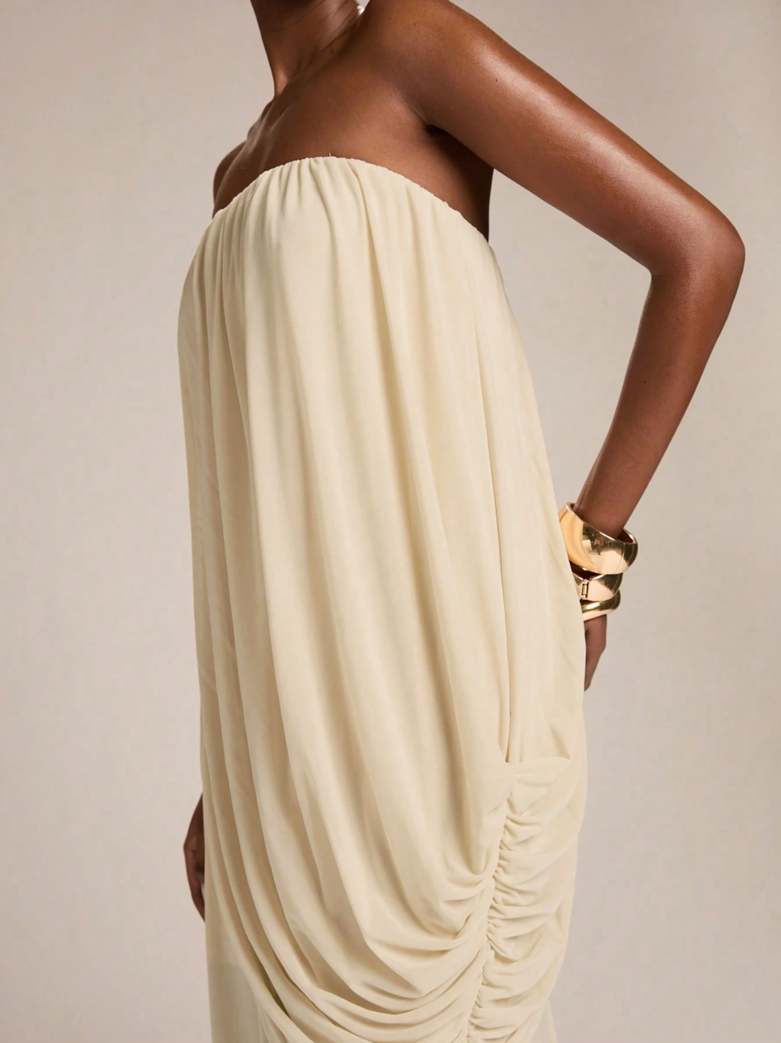 Maribel Draped Maxi Dress
