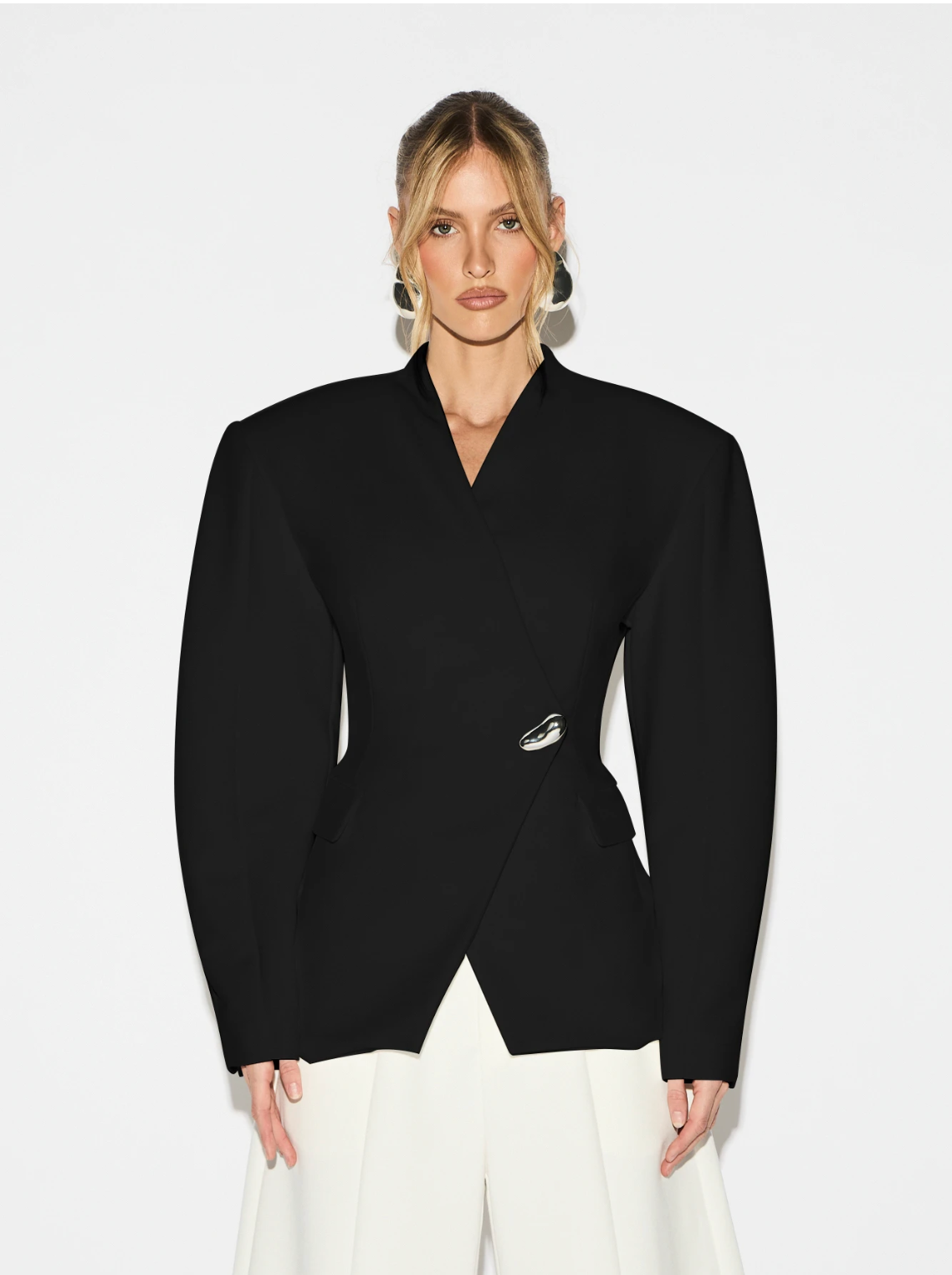Kelly Structured Blazer - Black