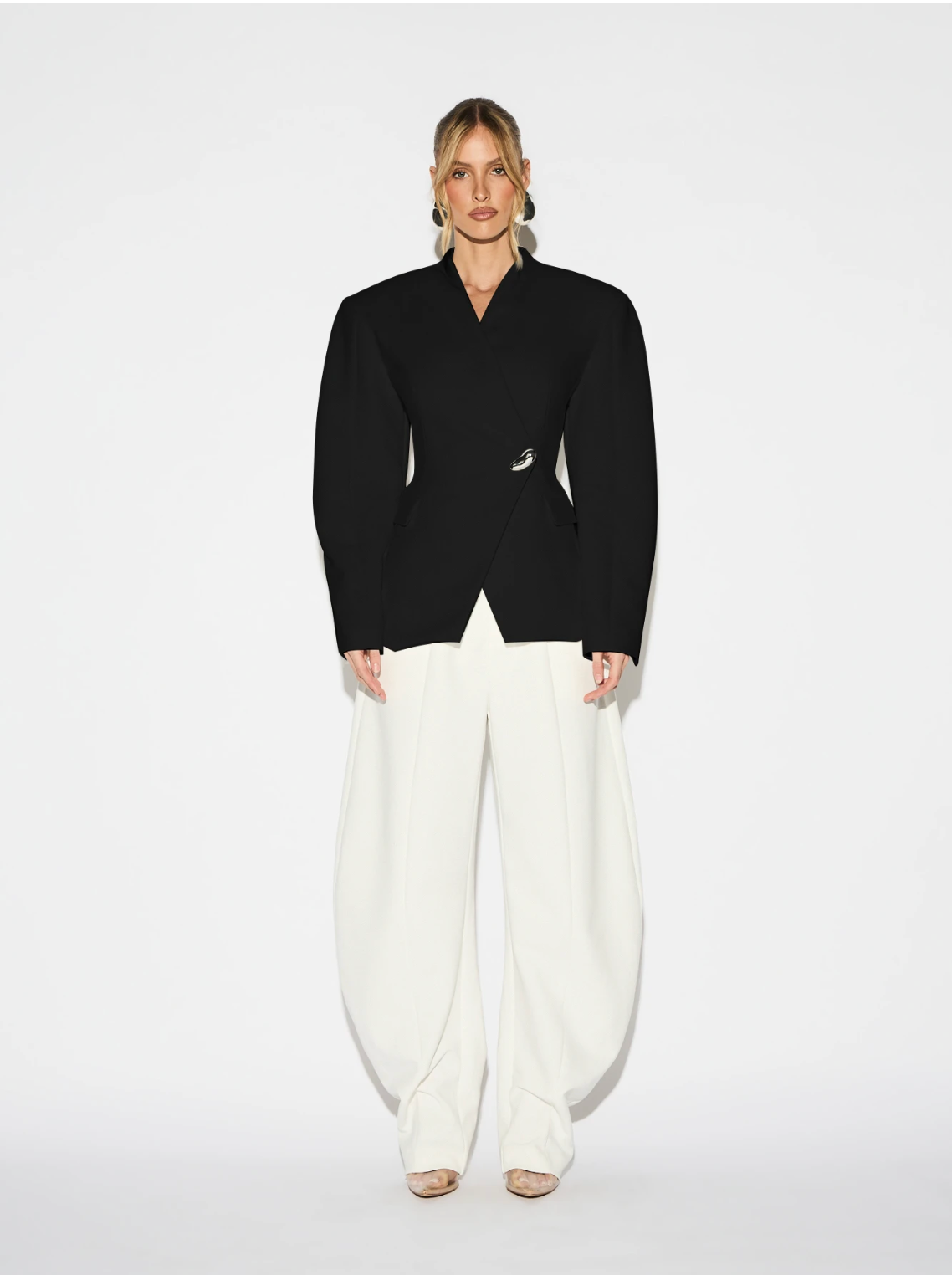 Kelly Structured Blazer - Black