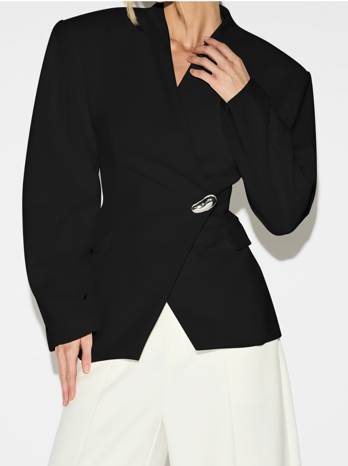 Kelly Structured Blazer - Black