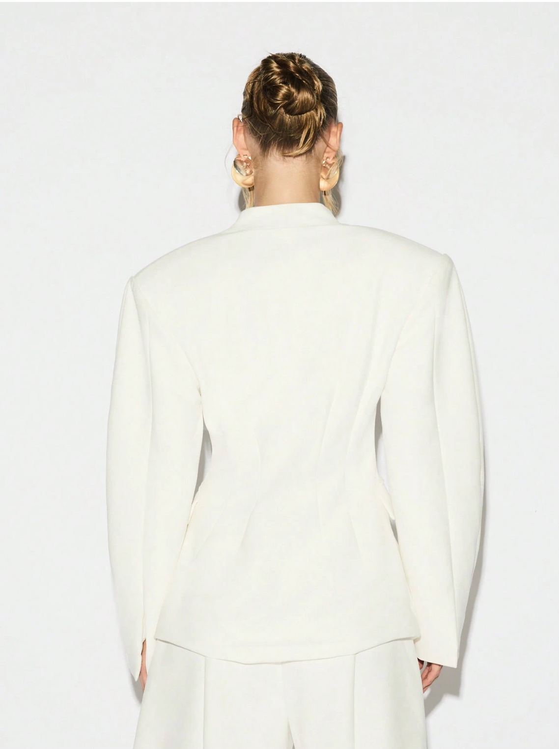 Kelly Structured Blazer - White